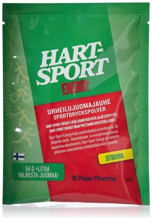 Hart-Sport Urheilujuomajauhe Sitruuna annospussi 54 g