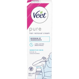 Veet Pure ihokarvanpoistovoide 100ml bikini ja kainalo