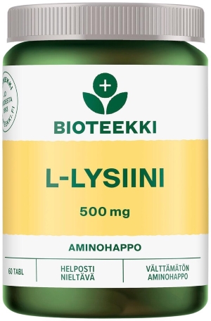 Bioteekki L-Lysiini 60 tabl.