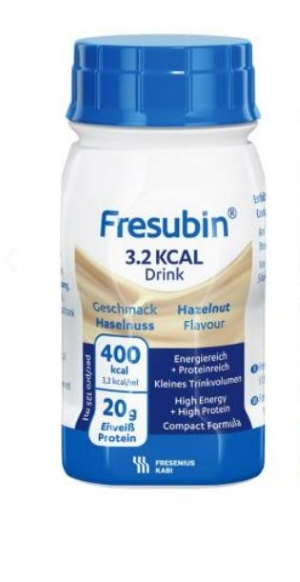 Fresubin 3.2 kcal drink Hasselpähkinä 4 kpl x 125 ml