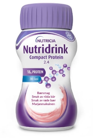 Nutridrink Compact Protein Punaiset marjat 4x125 ml