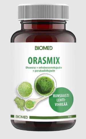 Biomed Orasmix-viherjauhe 80 g