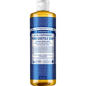 Dr. Bronner's Peppermint Pure Castile Liquid Soap 475 ml