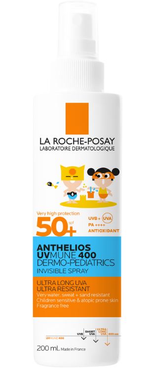 La Roche-Posay Anthelios UVMUNE 400 lasten aurinkosuojasuihke SPF50+ 200 ml