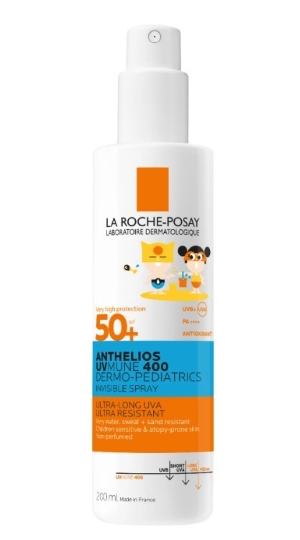 La Roche-Posay Anthelios UVMUNE 400 lasten aurinkosuojasuihke SPF50+ 200 ml