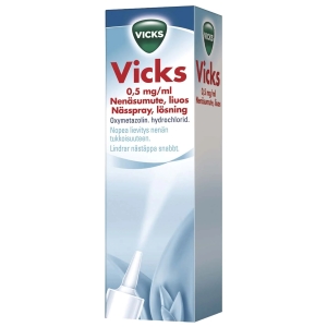 VICKS 0,5 mg/ml 15 ml nenäsumute, liuos