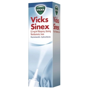 VICKS SINEX 0,5 mg/ml 15 ml nenäsumute, liuos