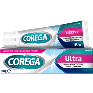 Corega Ultra hammasproteesin kiinnitysvoide 40 g