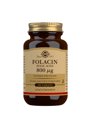 Solgar Foolihappo (Folic Acid) 800 µg, 100 tabl.