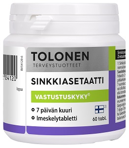 Tolonen Sinkkiasetaatti, 60 kpl