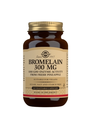 Solgar Bromelaiini 300 mg, 60 kaps.