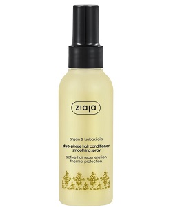 Ziaja Argan silottava hoitosuihke hiuksille 125 ml lämpösuojalla