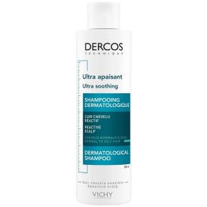 Vichy Dercos Shampoo ultra-soothing rauhoittava norm. ja rasv. hiuspohjalle 200ml
