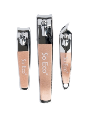 So Eco Nail & Cuticle Clipper Trio kynsi- ja kynsinauhaleikkurit 3 kpl