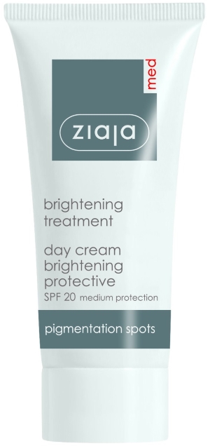 Ziaja Med kirkastava päivävoide SPF20 50ml + Ziaja Med kirkastava tehohoito pigmenttihäiriöille 30 ml