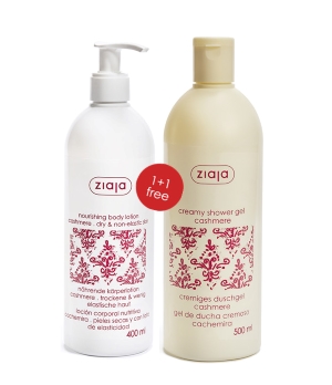 Ziaja Kashmir vartalovoide 400 ml + suihkusaippua 500 ml