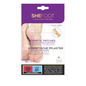 SheFoot naamiolaput halkeileville kantapäille (sis. 6 kpl)