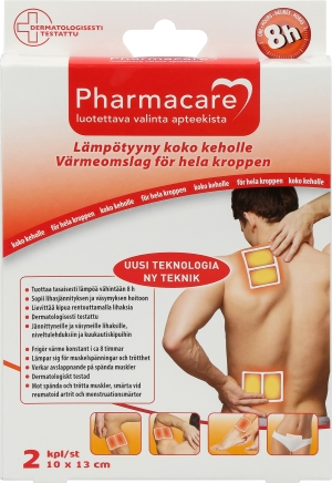 Pharmacare lämpötyyny 2kpl 10x13 cm
