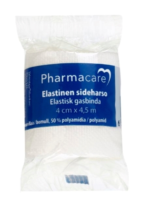 Pharmacare Elastinen Sideharso 4 cm x 4,5 m