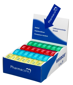 Pharmacare Lääkeannostelija Single 1kpl satunnainen väri