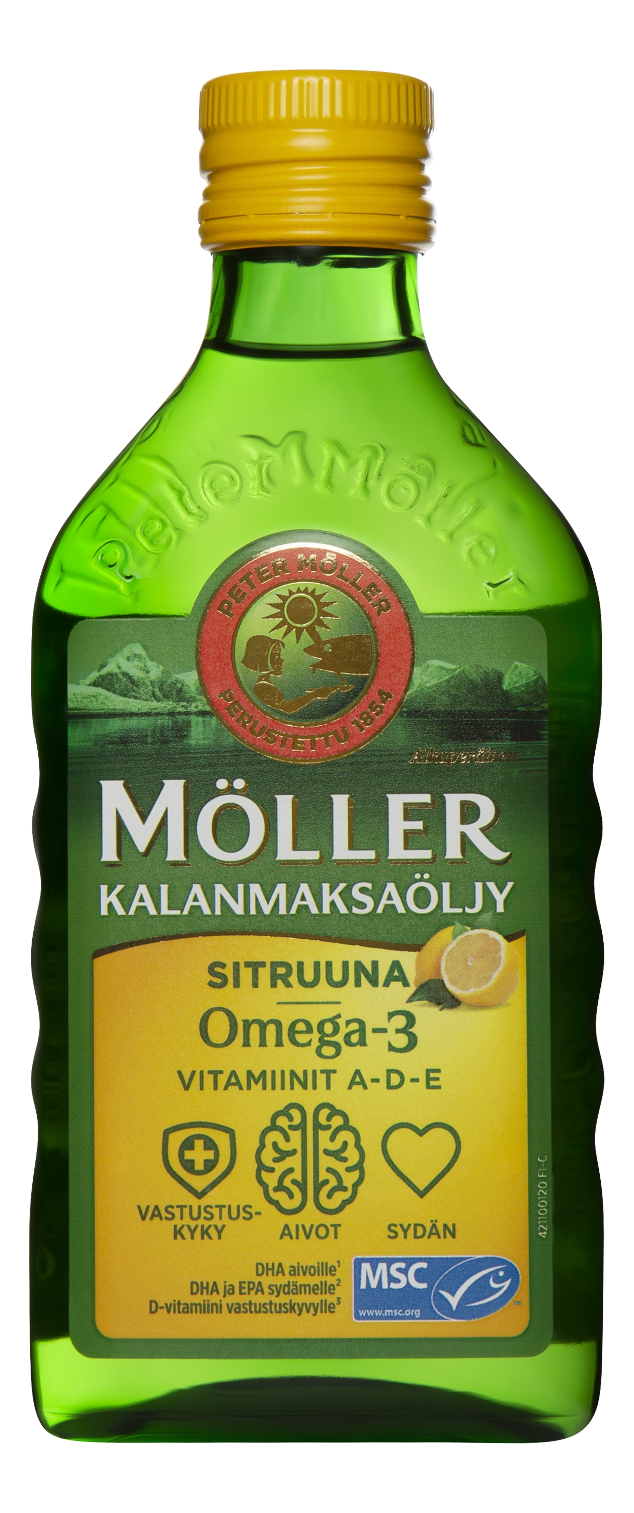 Möller kalanmaksaöljy sitruuna, 250 ml