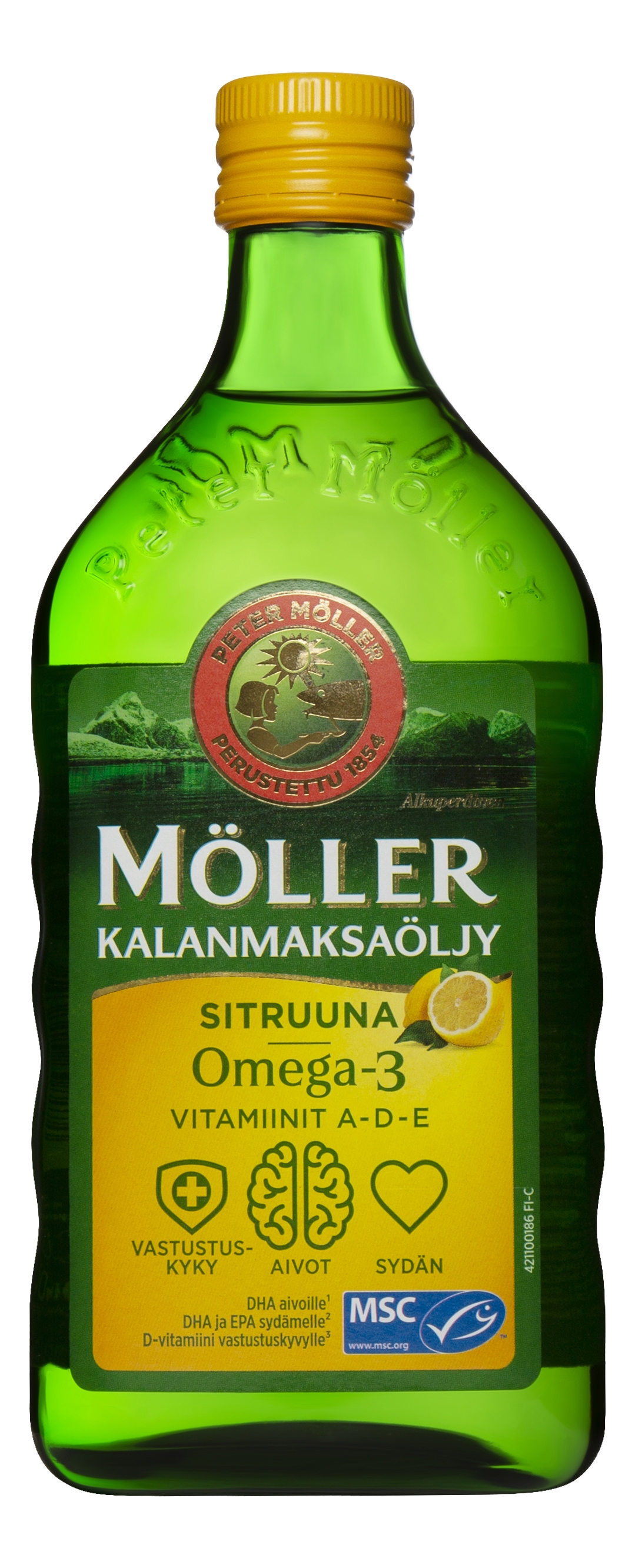 Möller kalanmaksaöljy sitruuna, 500 ml