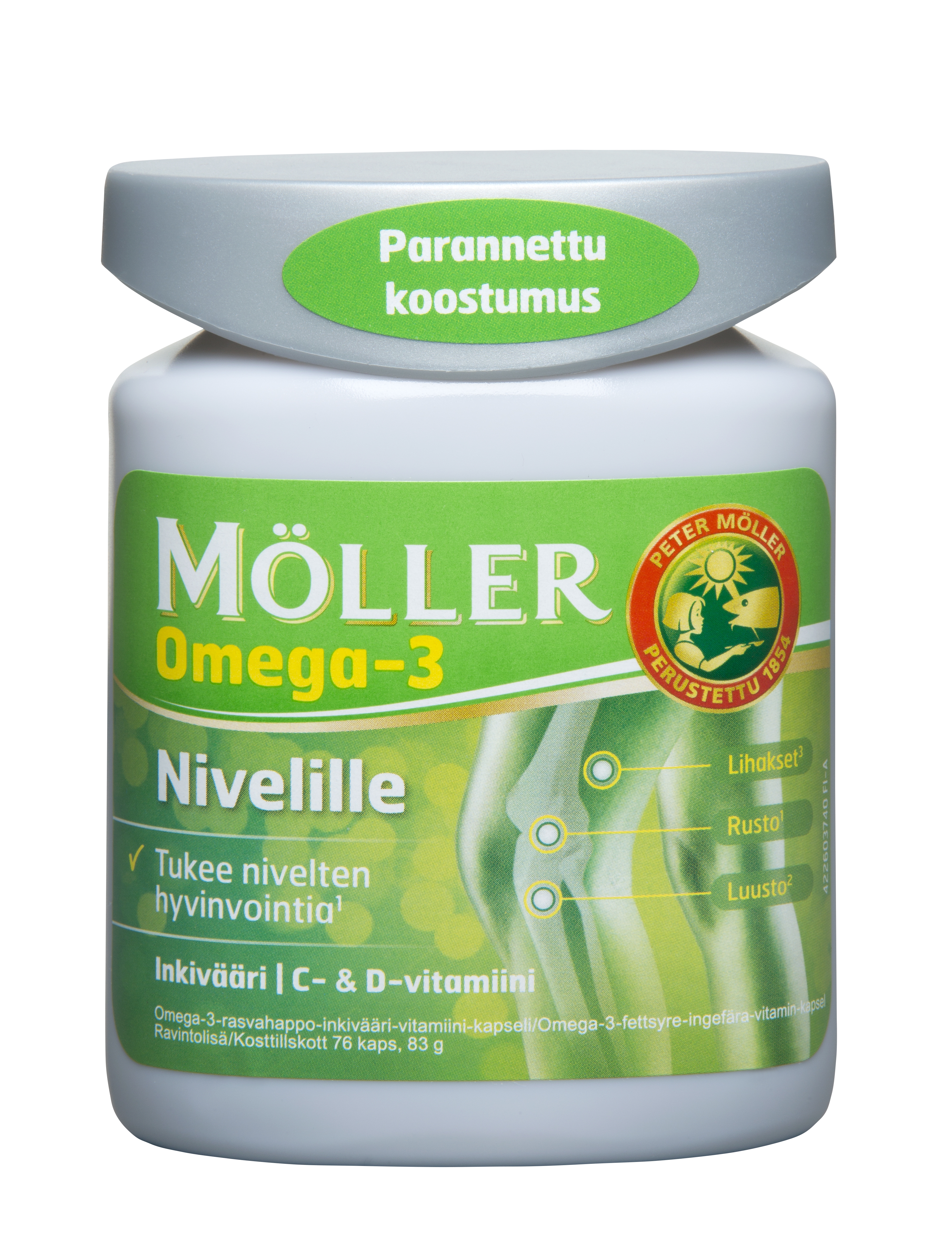 Möller Omega-3 Nivelille, 76 kaps