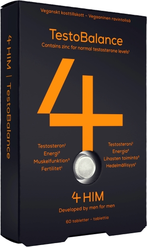 4Him TestoBalance ravintolisä 60 kpl