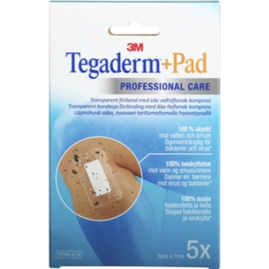 Tegaderm+ Haavakalvo tyynyllä 5X7cm 5 kpl