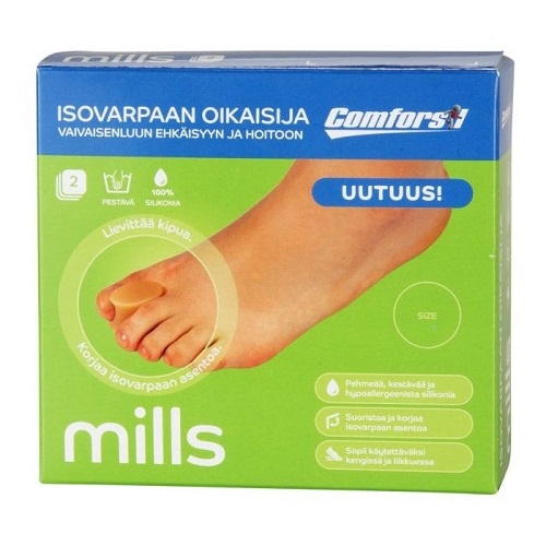 Comforsil isovarpaan oikaisija koko S, 2 kpl