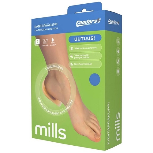 Mills Comforsil kantapääkuppi koko S (34-37), 1 pari