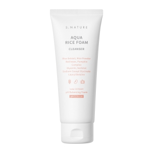 S.NATURE Aqua Rice Foam Cleanser 160ml