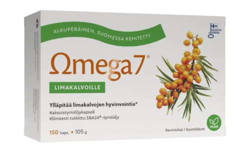 Omega7 SBA24® Kaksoistyrniöljykapseli 150 kaps