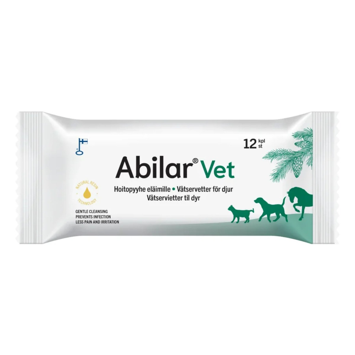 Abilar VET Hoitopyyhe 12 kpl
