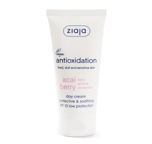 Ziaja Acai Berry rauhoittava ja suojaava päivävoide SK10 50 ml