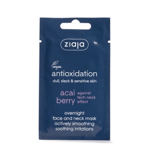Ziaja Acai Berry silottava naamio kasvoille ja kaulalle 7 ml
