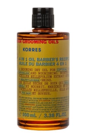Korres Achillea Barber´s 4in1 Oil Recipe 100ml