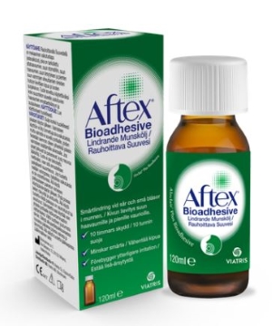 Aftex Bioadhesive Rauhoittava Suuvesi 120 ml