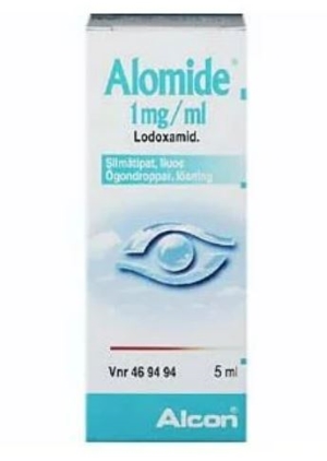 ALOMIDE 1 mg/ml 5 ml silmätipat, liuos