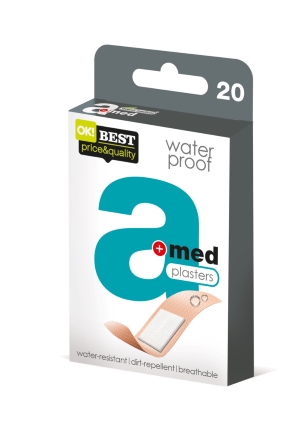A-med Waterproof vedenpitävä laastari 20kpl