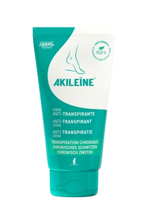 Akileine Anti-perspirant Foot Cream voide hikoiluun 75 ml