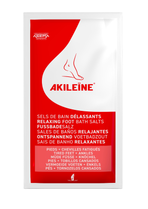 Akileine Bath Salts jalkakylpysuola 2 x 150 g