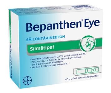 Bepanthen Eye silmätipat 40 x 0,5 ml