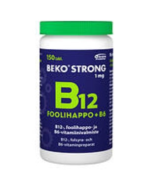 Multivita Beko Strong B12+Foolihappo+B6 150 tabl