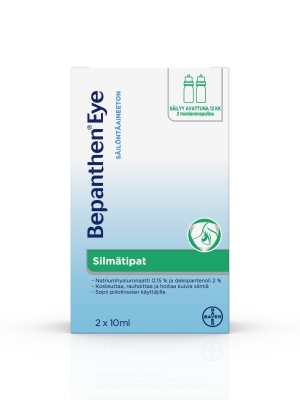 Bepanthen Eye silmätippa tippapullo 2 x 10 ml