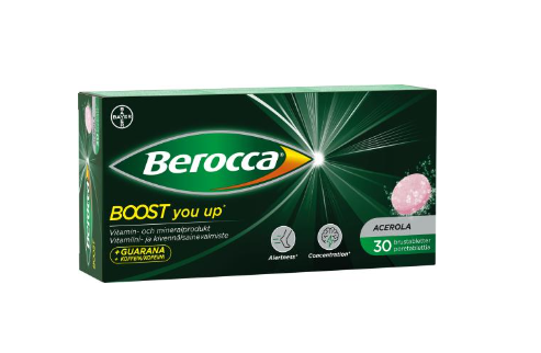 Berocca Boost vitamiini-ja kivennäisainevalmiste, 30 poretabl.