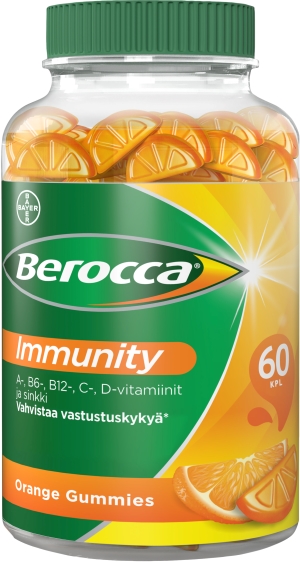 Berocca Immunity Gummies appelsiininmakuinen 60 kpl