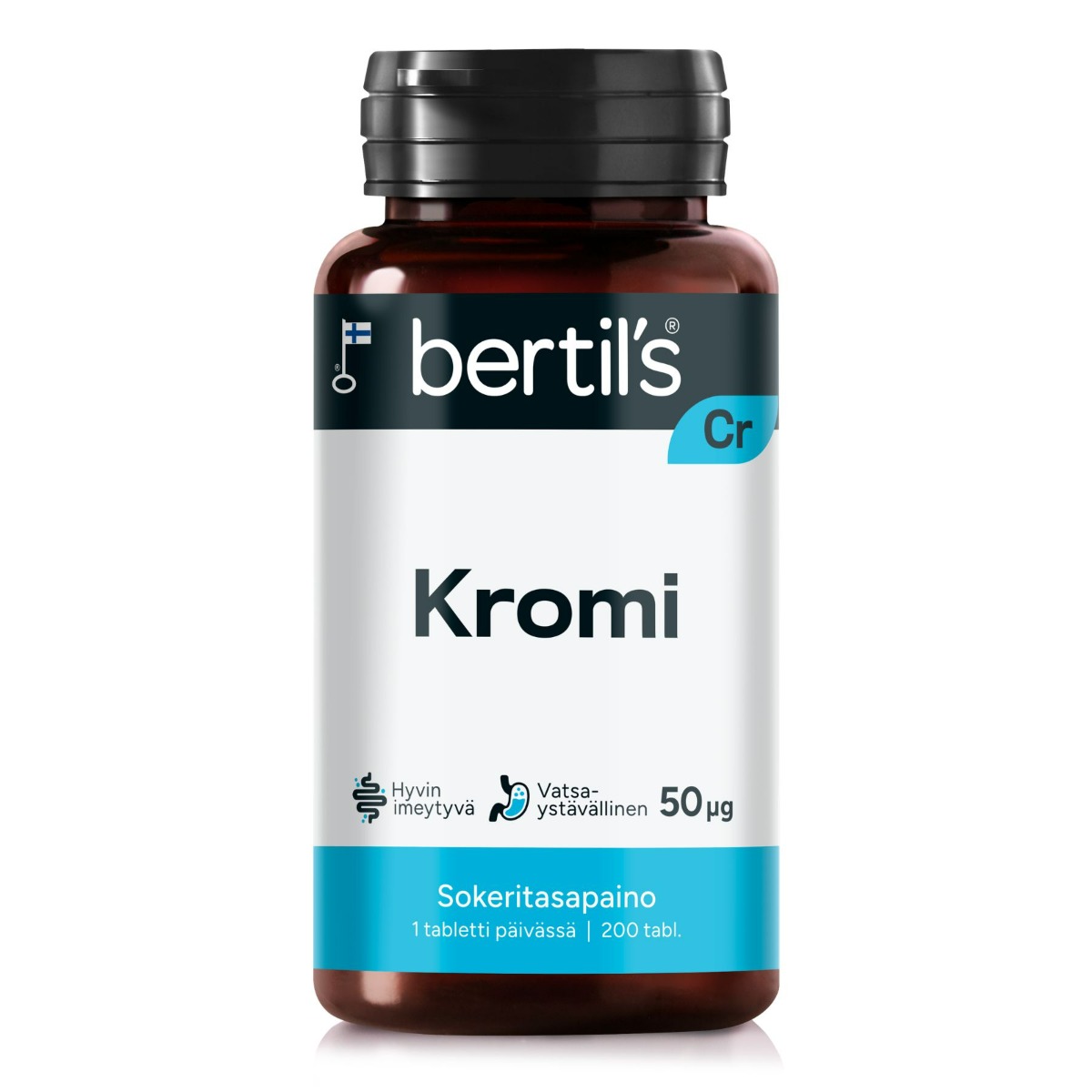 Bertil's Kelasin kromi, 200 tabl