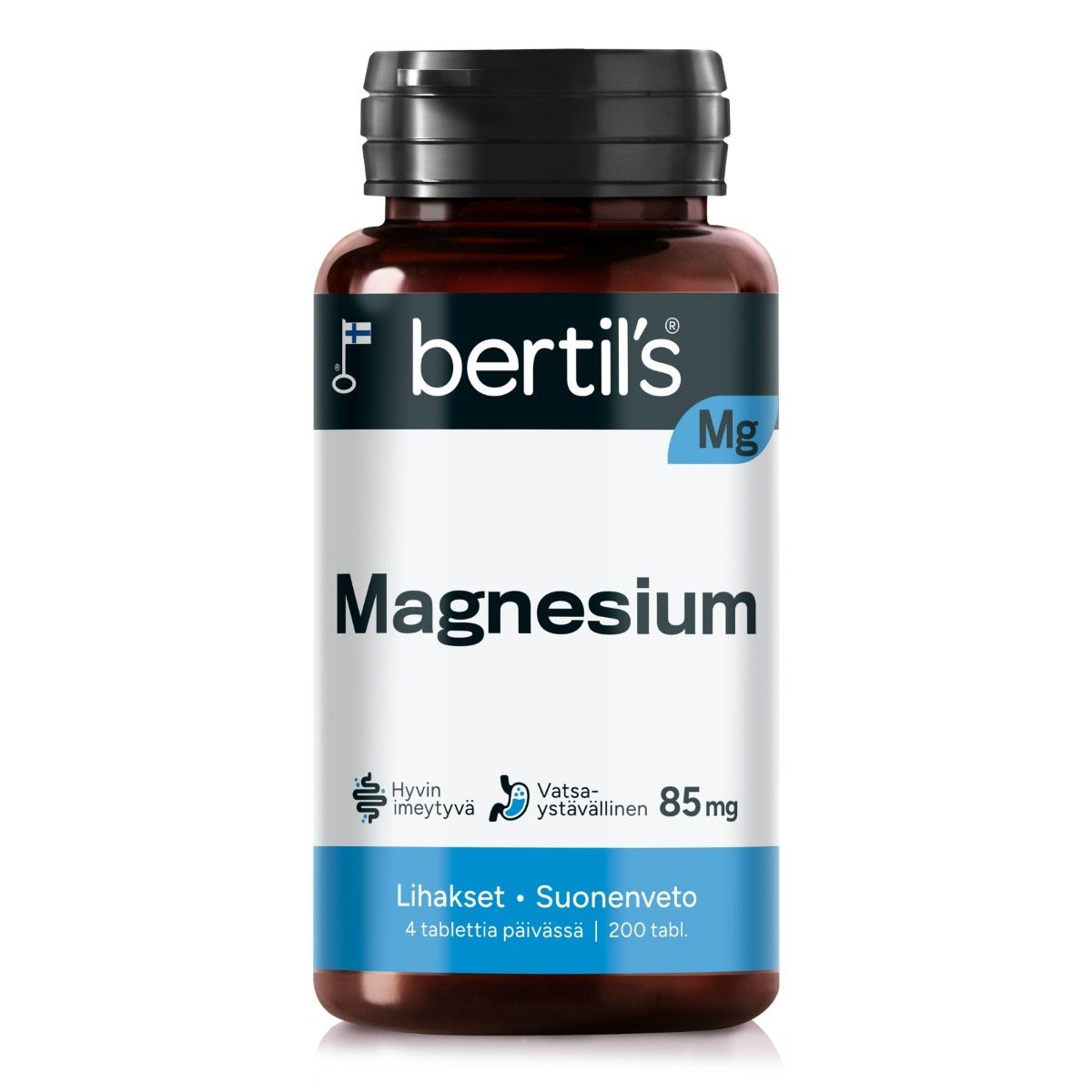 Bertil's Kelasin Magnesium, 200 tabl