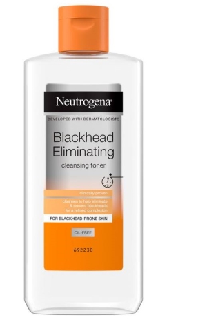 Neutrogena Blackhead Eliminating Cleansing Toner kasvovesi 200 ml